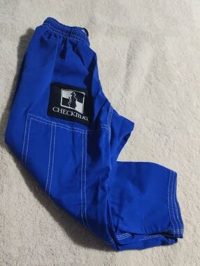 Kids Blue Training BJJ Pants Jujitsu Size M2
